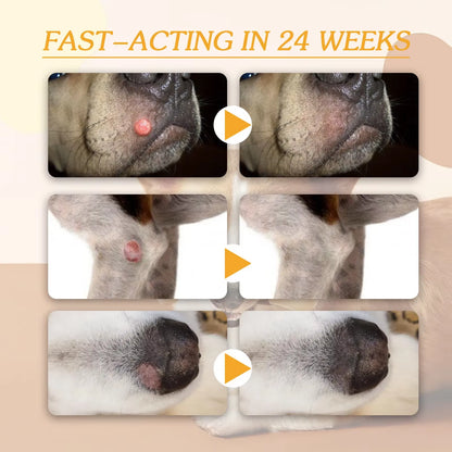 Dog Wart Remover Cream anti Moles Painless Stain Spot Papillomas Removal Wipe off Tags Non-Irritating Cat Pet Skin Tag Treatment