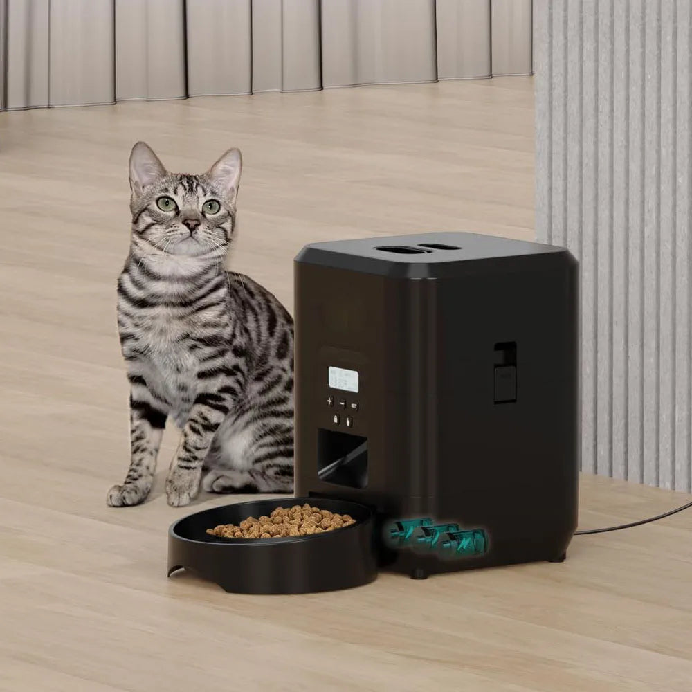 Smart WiFi Automatic Cat Feeder – Timed Food Dispenser for Healthy, Stress-Free Feeding