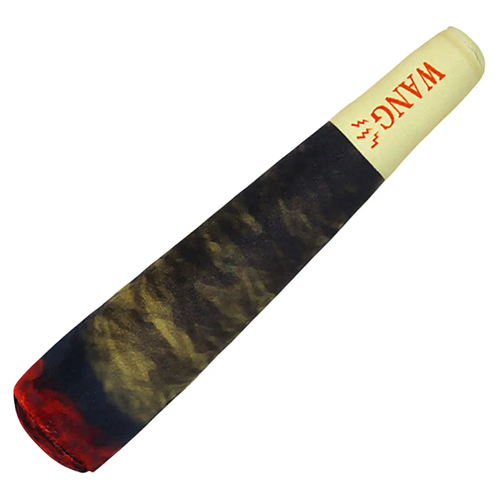 Healthy & Funny Dog Cigar Plush Toy – Soft Squeaky Chew Toy for Dental Care and Stress Relief