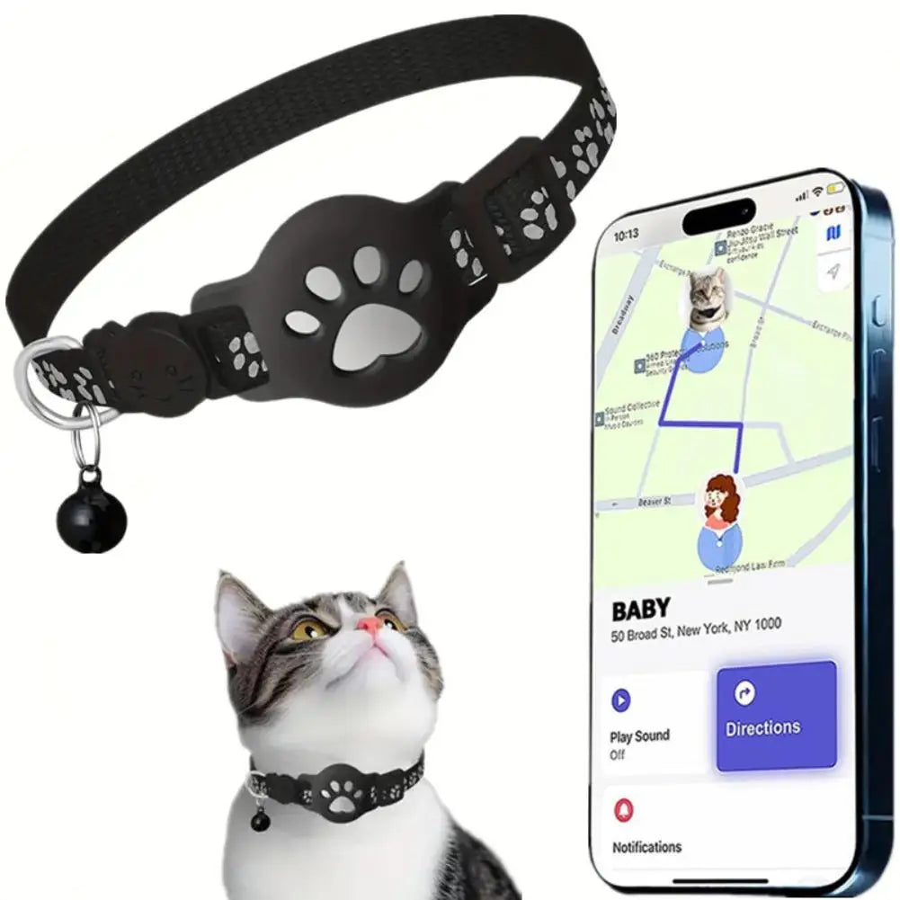 Smart GPS Pet Tracker Collar – Real-Time Location & Safety Monitor for Cats and Small Pets