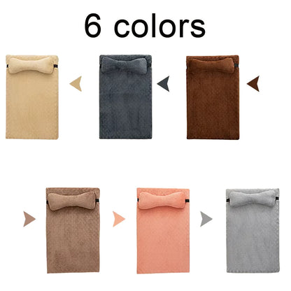 Winter Warm Calming Dog Bed – Ultra Soft Plush Haven for Deep, Cozy Sleep