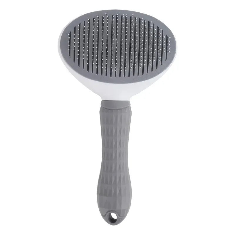 Self-Cleaning Pet Grooming Brush – Gentle Hair Remover for Healthy Coats in Dogs & Cats