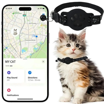 Smart GPS Pet Tracker Collar – Real-Time Location & Safety Monitor for Cats and Small Pets