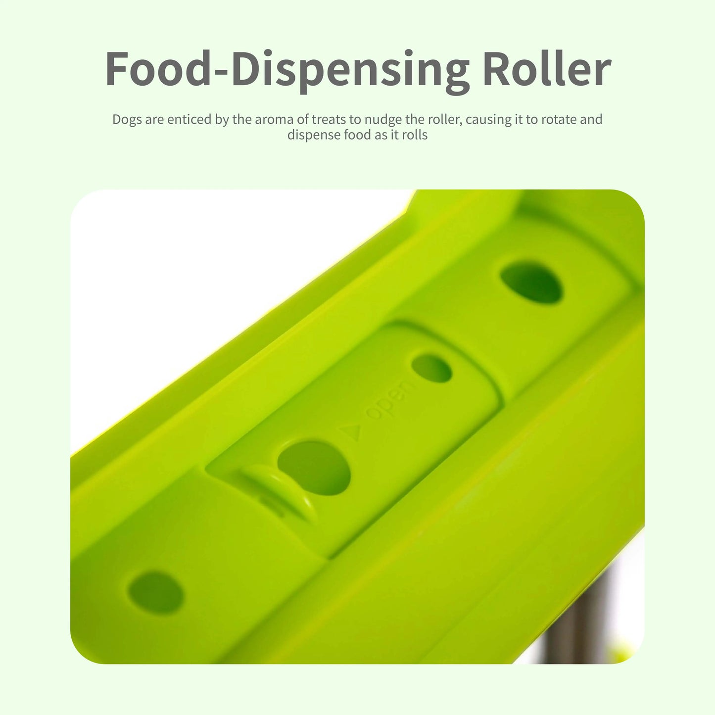 Adjustable Height Pet Feeder Rolling Slow Feeder Anti-Choking Interactive Intelligence Enhancer for Cats and Dogs Food Dispenser