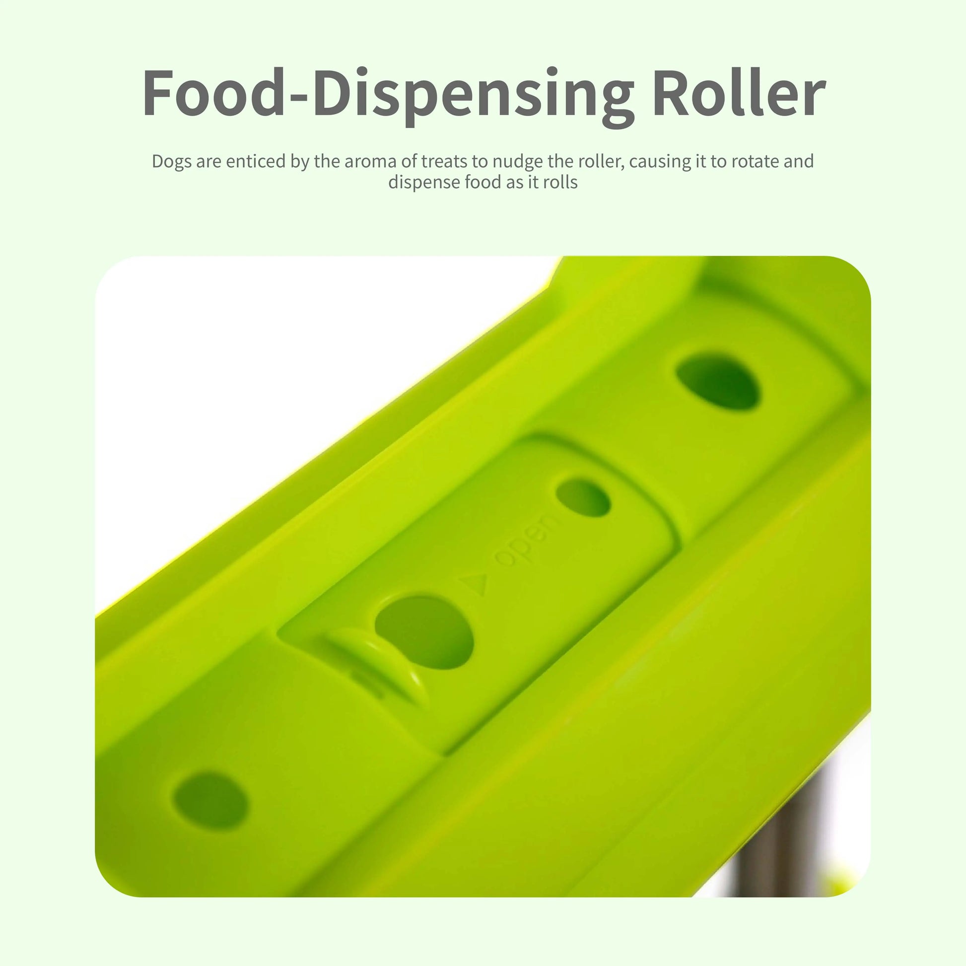 Adjustable Height Pet Feeder Rolling Slow Feeder Anti-Choking Interactive Intelligence Enhancer for Cats and Dogs Food Dispenser