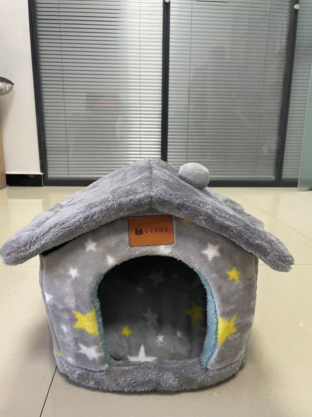 Foldable Pet House & Bed – Warm Winter Cave for Dogs and Cats, Soft Removable Nest for Cozy Sleep